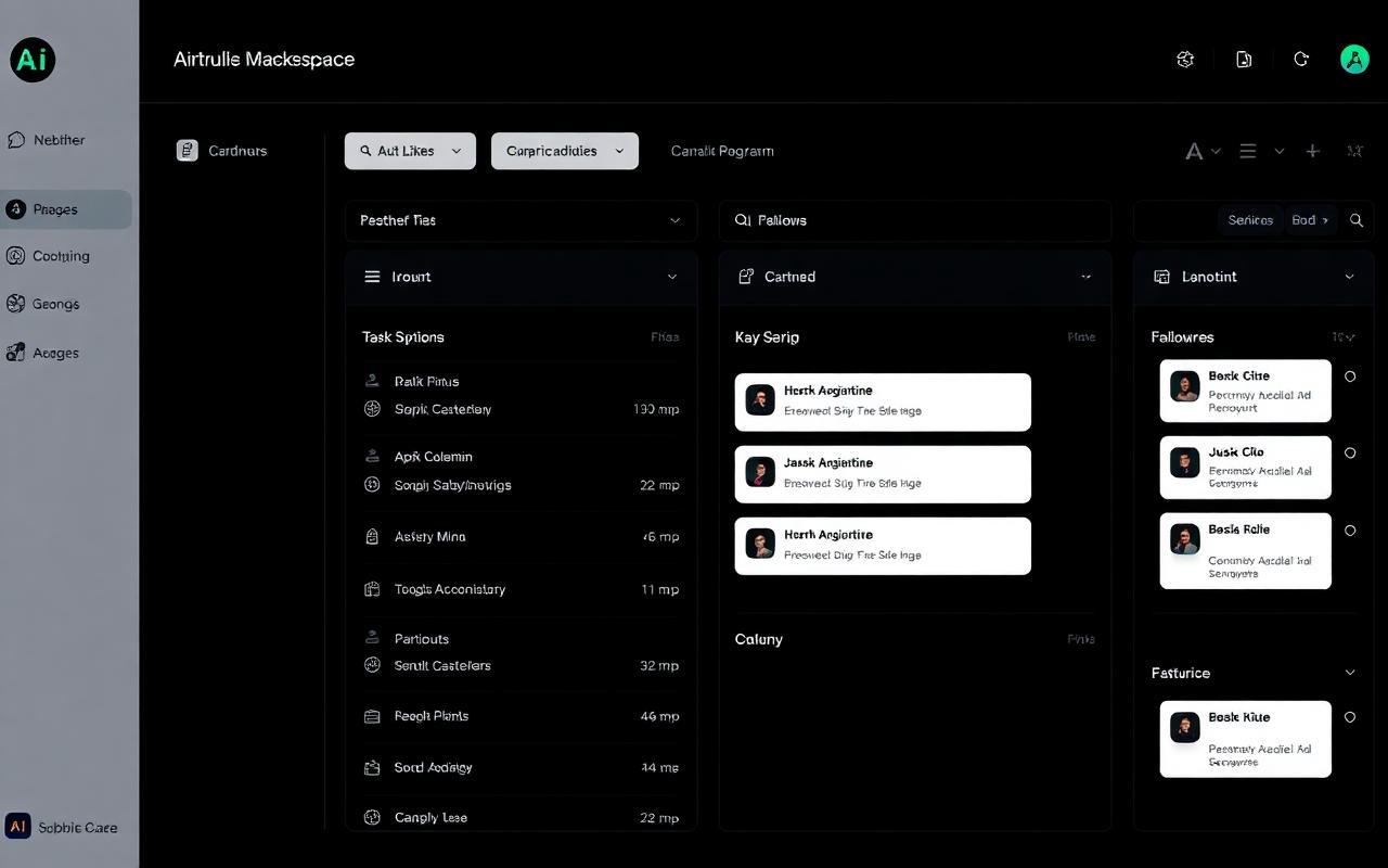 لقطة من تجربة AI Workspace